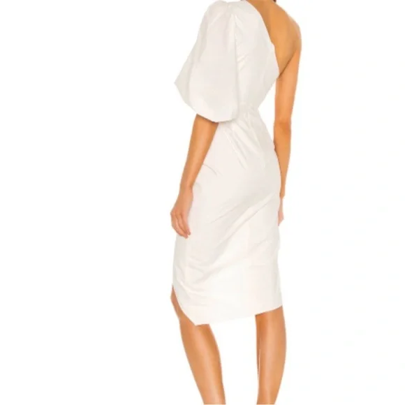 Sau Lee Jolene Dress- Revolve White Cut Out 4 - Picture 4 of 12